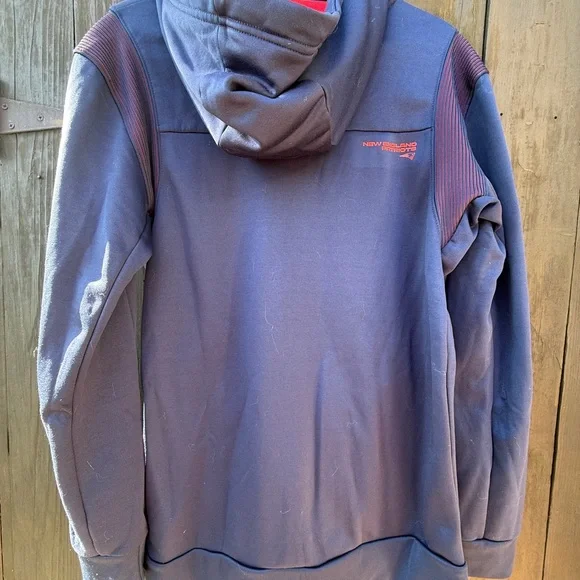 Patriots Nike On Field Team Apparel Full-Zip Hoodie - Picture 7 of 7